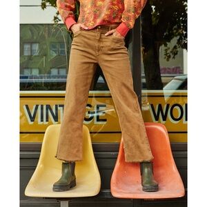 Toad&Co Balsam Seeded Cutoff Pant in Honey Brown Size 10